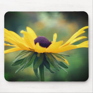 Soft Black Eyed Susan Flower Mouse Pad