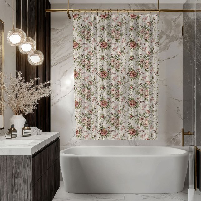 Soft Bloom Curtain Vintage Shabby Chic Style (Soft Bloom Curtain Vintage Shabby Chic Style)