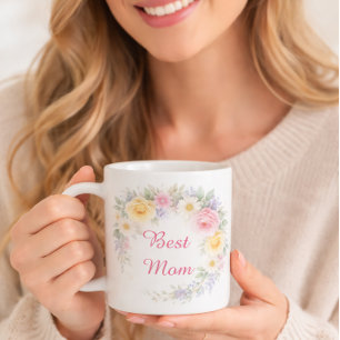 Soft Blooms for Mum Coffee Mug