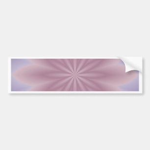 Soft Blue and Pink Pattern Bumper Sticker