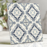 Soft Blue and White Floral Moroccan Tile<br><div class="desc">Create a serene atmosphere with this Moroccan-inspired tile featuring soft blue and white floral and geometric patterns. The intricate symmetrical design brings an elegant and calming touch,  making it ideal for backsplashes,  accent walls,  or enhancing Mediterranean and modern interiors.</div>