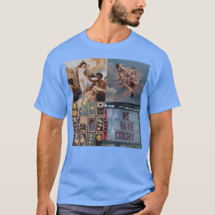 soft blue collage T-Shirt