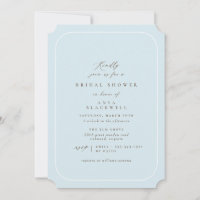 Soft Blue | Elegant Classic Bridal Shower