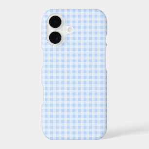 Soft Blue Gingham Plaid