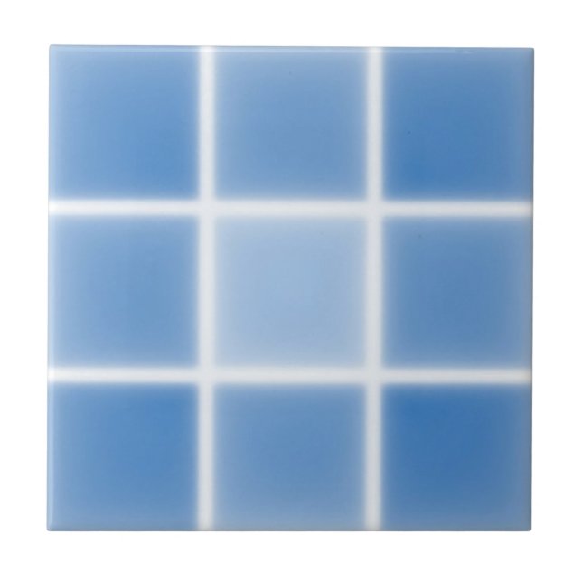 Soft Blue Grid Tile Pattern (Front)