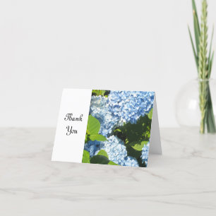 Soft Blue Hydrangea Thank You Card