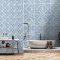 Soft Blue Mediterranean Tiles