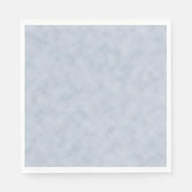 Soft Blue Parchment Look Napkin (Front)
