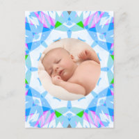 Soft Blue Pretty Pastels Custom Photo Mother’s Day
