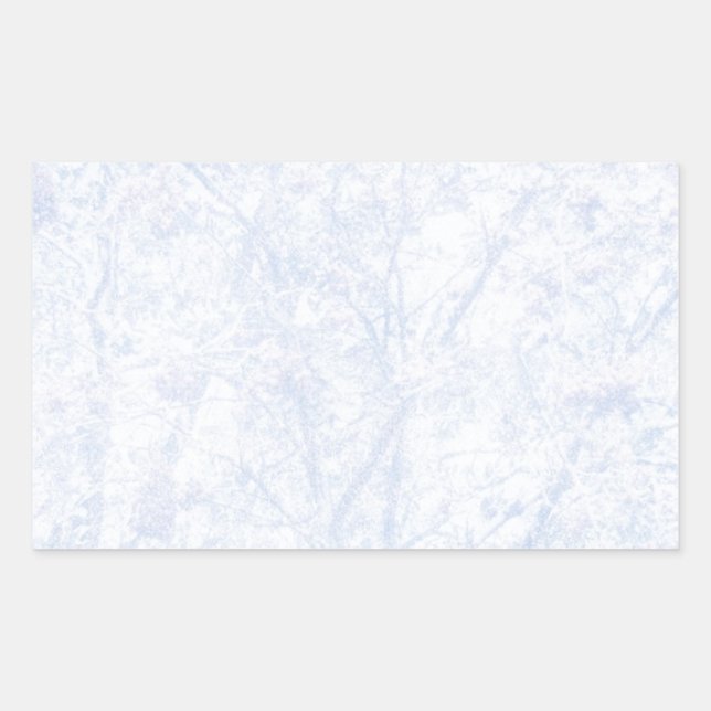 Soft Blue Tint Rowan Rectangular Sticker (Front)