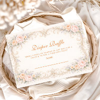 Soft Blush Baroque Roses Diapper Raffle