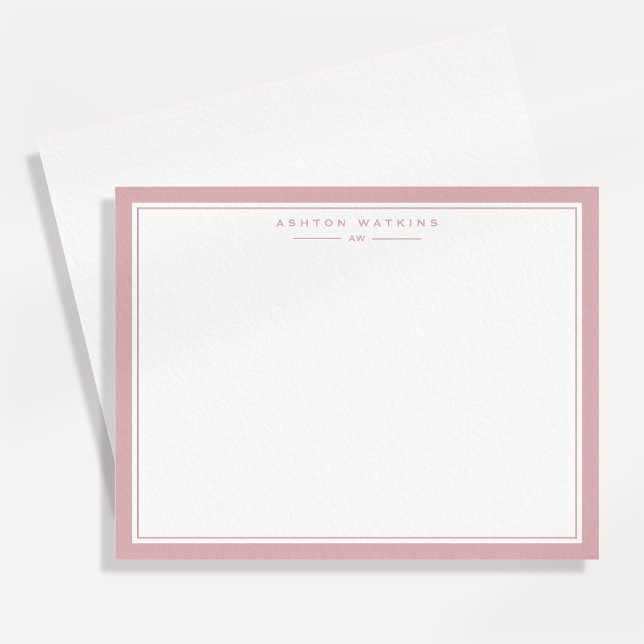 Soft Blush Frame Note Card (Creator Uploaded)