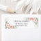 Soft Blush Pink Floral Wedding Return Address 