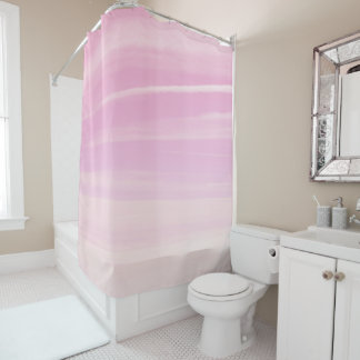 Soft Blush Pink Sky Dream 1 Shower Curtain