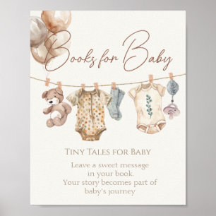 Soft Boho Neutral Baby Clothes Books For Baby Poster