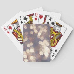 Soft Bokeh Lights Playing Cards