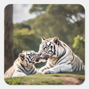 Soft Bond – White Tigers Sticker