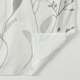 Soft Botanical – Minimal Pastel Wildflower Tapestry