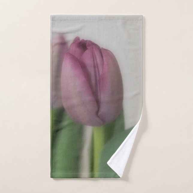 Soft Budding Tulip Bath Towel Set (Hand Towel)