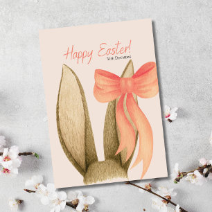 Soft Bunny Energy Easter Card 