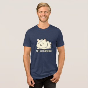 Soft But Dangerous Kitten Tri-Blend Shirt