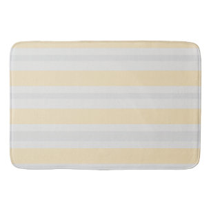 Soft Butter Nordic Stripe  Bath Mat