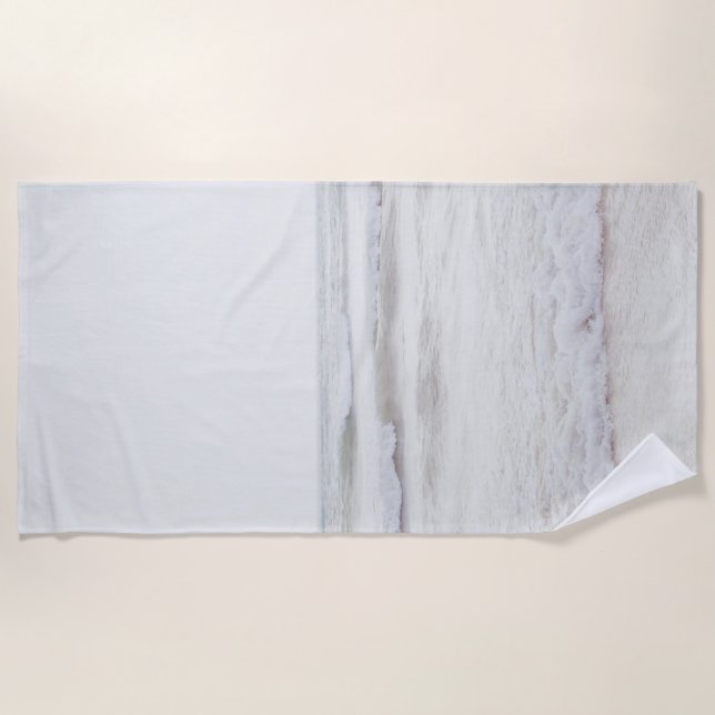 Soft Caribbean Ocean 2 Beach Towel (Front)