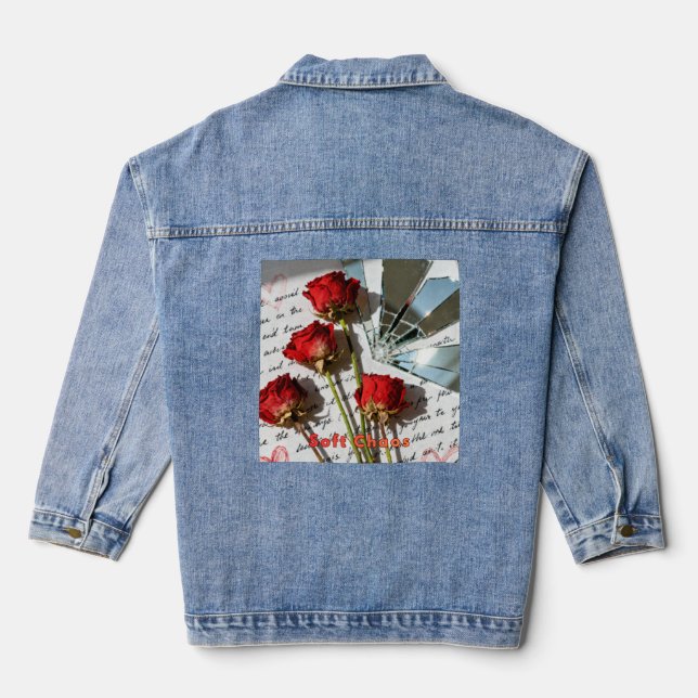 Soft Chaos t-shirt  Denim Jacket (Back)