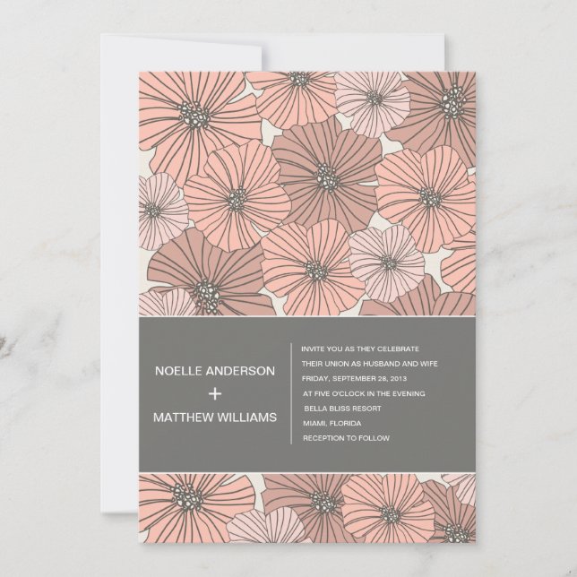 SOFT CHIC | WEDDING INVITATION (Front)