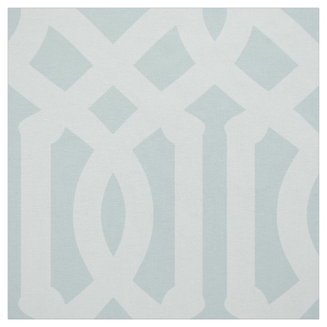 Soft Cloud Blue Trellis Large Scale Fabric (Swatch)
