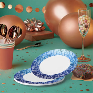 Soft Clouds 7 Paper Plate