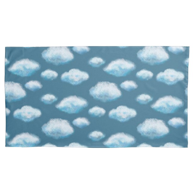 Soft clouds  pillowcase (Front-Left)