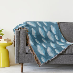 Soft clouds throw blanket