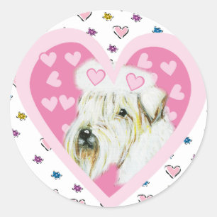 Soft Coated Wheaten Terrier Classic Round Sticker