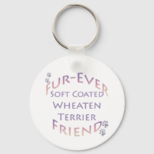 Soft Coated Wheaten Terrier Furever Friend Key Ring