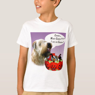 Soft Coated Wheaten Terrier Halloween Candy T-Shirt