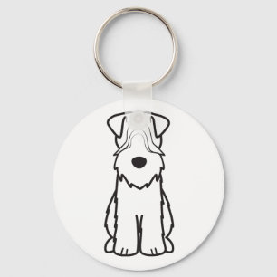 Soft Coated Wheaten Terrier Key Ring