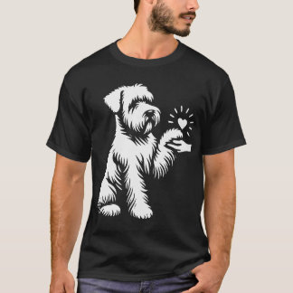 Soft Coated Wheaten Terrier Love Dog Heart T-Shirt