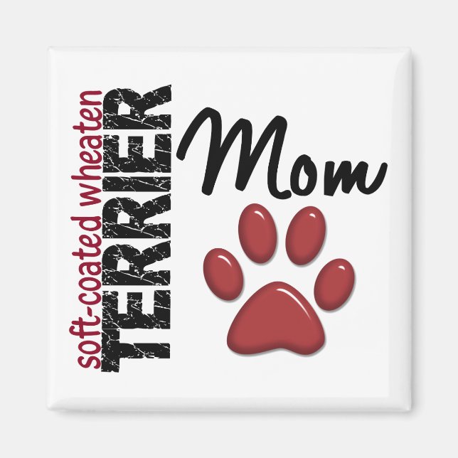 Soft-Coated Wheaten Terrier Mum 2 Magnet (Front)