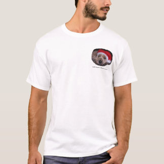 Soft Coated Wheaten Terrier on Christmas T-Shirt