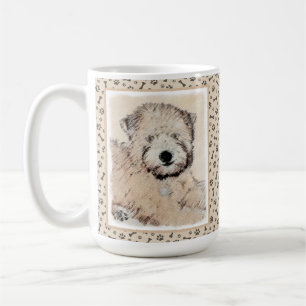 Soft Coated Wheaten Terrier Painting Original Art Coffee Mug