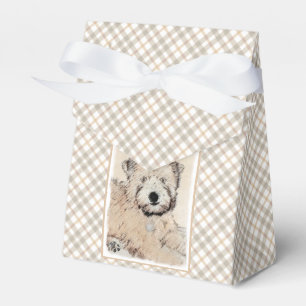 Soft Coated Wheaten Terrier Painting Original Art Favour Box