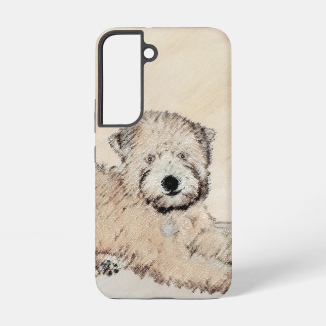 Soft Coated Wheaten Terrier Painting Original Art Samsung Galaxy S22 Case (Back)