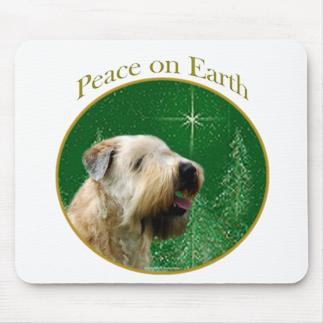 Soft Coated Wheaten Terrier Peace Mouse Pad (Front)