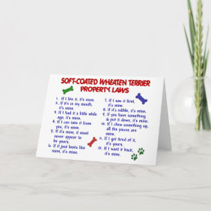 SOFT-COATED WHEATEN TERRIER Property Laws 2 Card