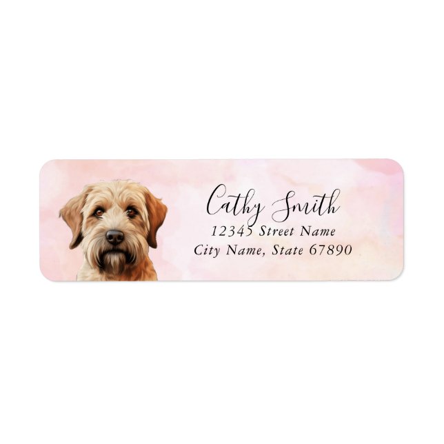 Soft Coated Wheaten Terrier Return Address Labels (Front)
