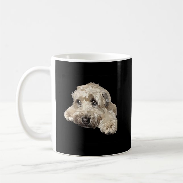 Soft-Coated Wheaton Terrier Coffee Mug (Left)