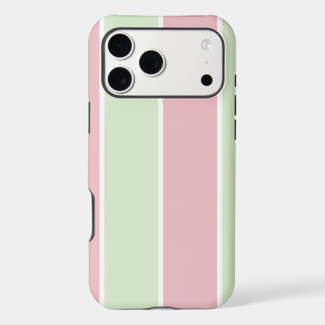 Soft Color Vertical Stripe Pattern Design (Back)