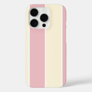 Soft Color Vertical Stripe Pattern Design iPhone 16 Pro Case