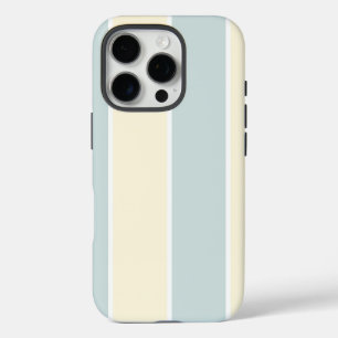 Soft Color Vertical Stripe Pattern Design iPhone 16 Pro Case
